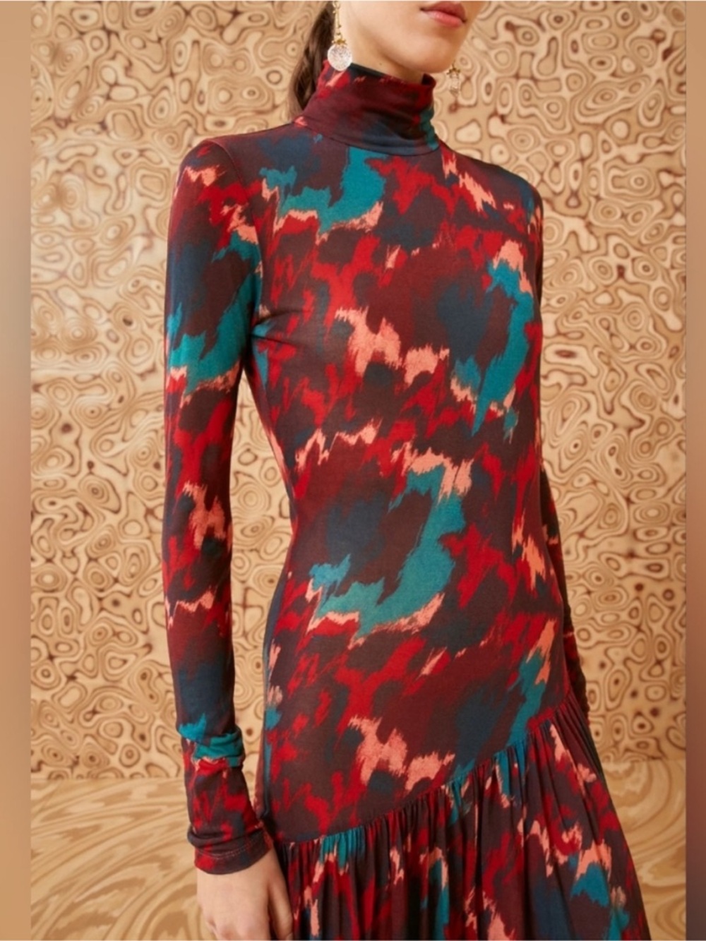 Ulla Johnson Fernanda Ametrine Maxi Dress in Orange Size L - Picture 2 of 15
